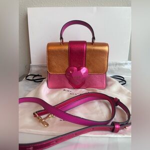 Kate Spade Metallic Colorblocked Mini Top Handle Crossbody Bag